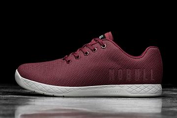 Dark / Red Nobull Cabernet Arctic Men's Trainers | CA X1199Y